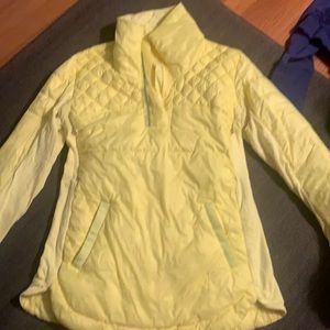 Lululemon yellow pullover jacket